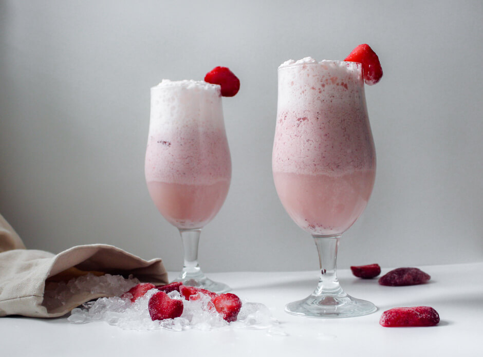 Frozen Strawberry Italian Cream Soda Recipe