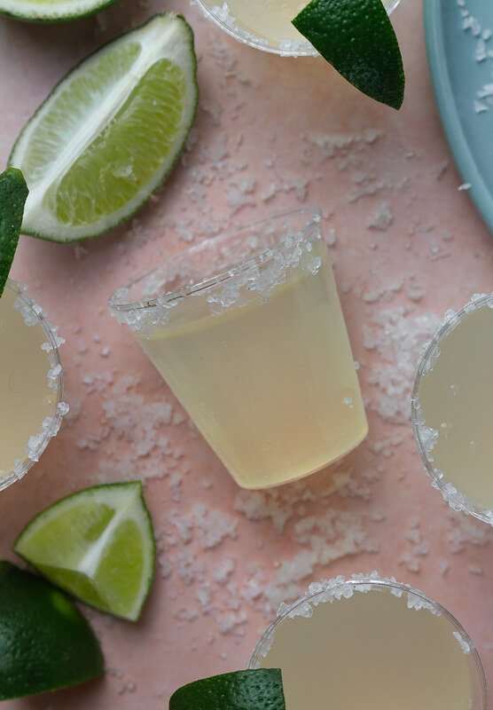 Recipe for Margarita Jello Shots with Tequila