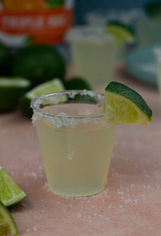 Margarita Jello Shots Recipe with Tequila