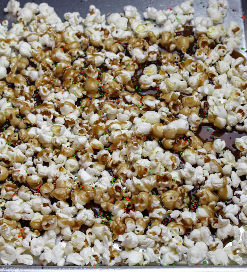 Popcorn Caramel Balls