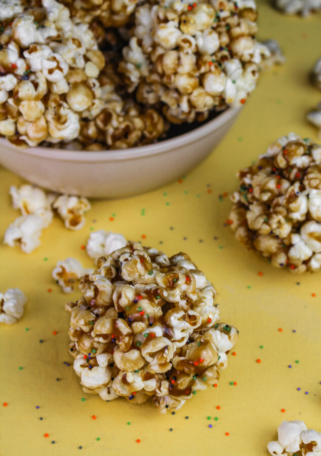 Homemade Halloween Popcorn Balls Recipe