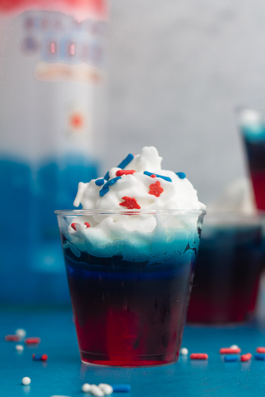 Red White and Blue Jello Shot Recipe