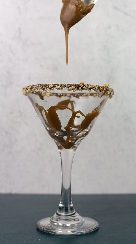 Caramel Drizzle in a Cocktail