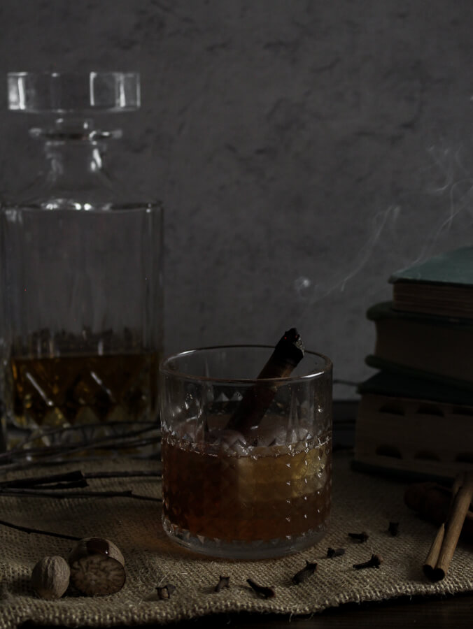 Cinnamon and Ginger Spiced Old Fashioned