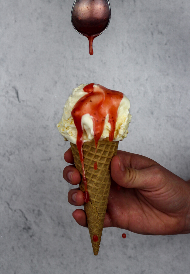 Homemade Strawberry Sauce for Ice Cream