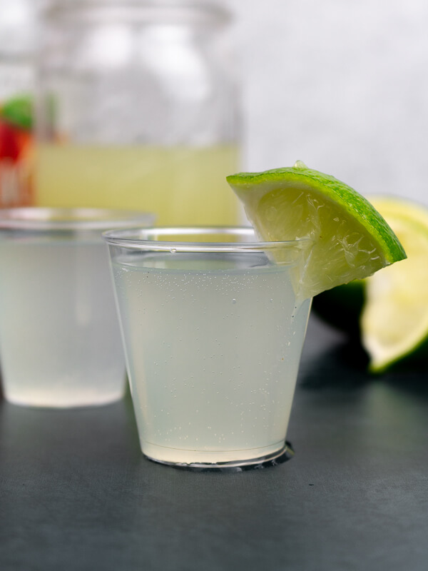 white tea shots with tequila