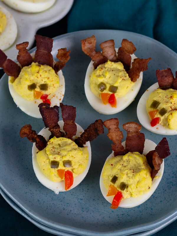 Thanksgiving Bacon Deviled Eggs Recipe