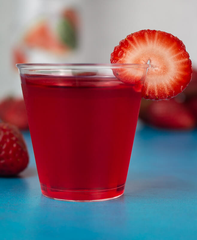 Strawberry Watermelon Vodka Jello Shots