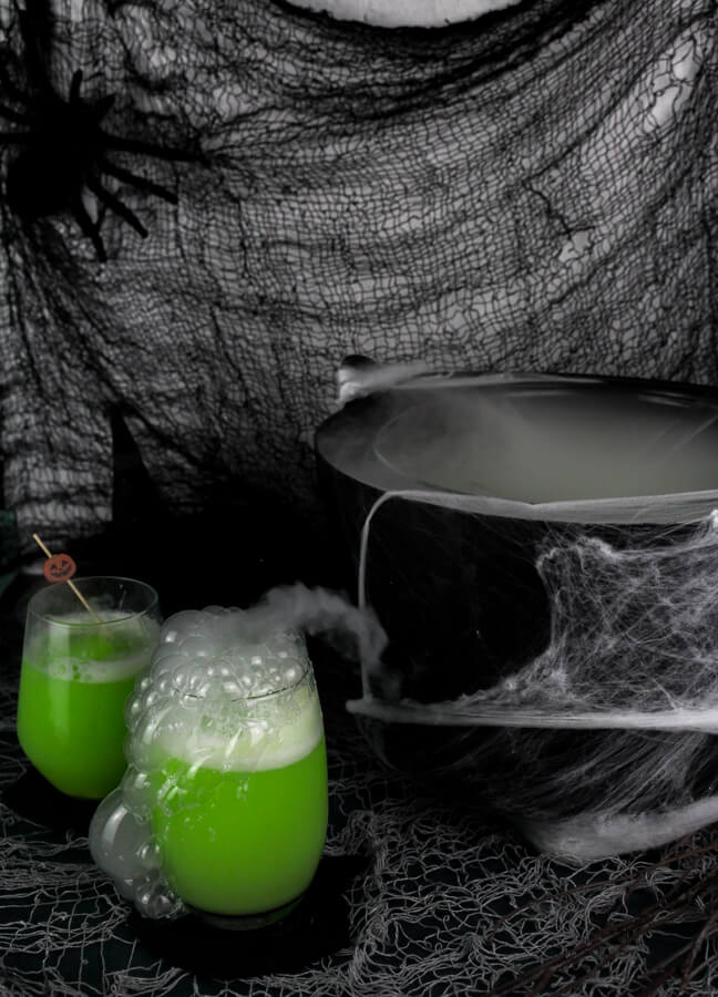 Witches Brew- Limeade Punch Halloween Recipe