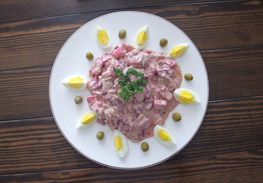 Julia Child's Rice or Potato and Beet Salad