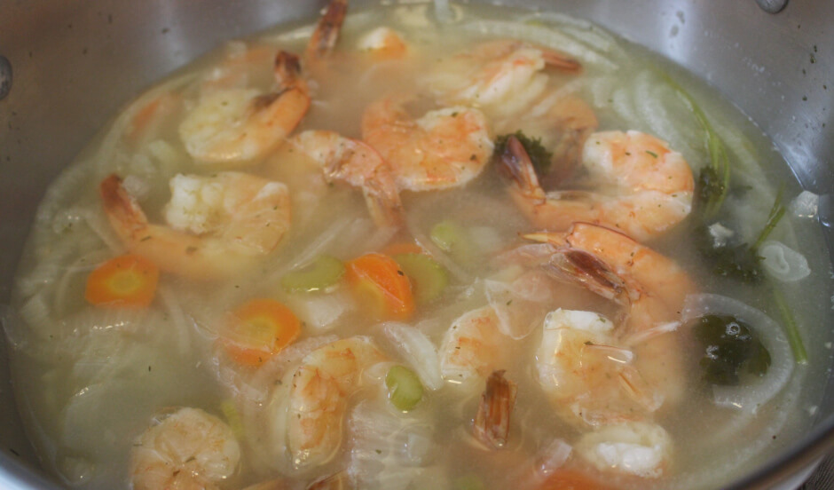 Julia Child Fish Filets with Mussels and Shrimp