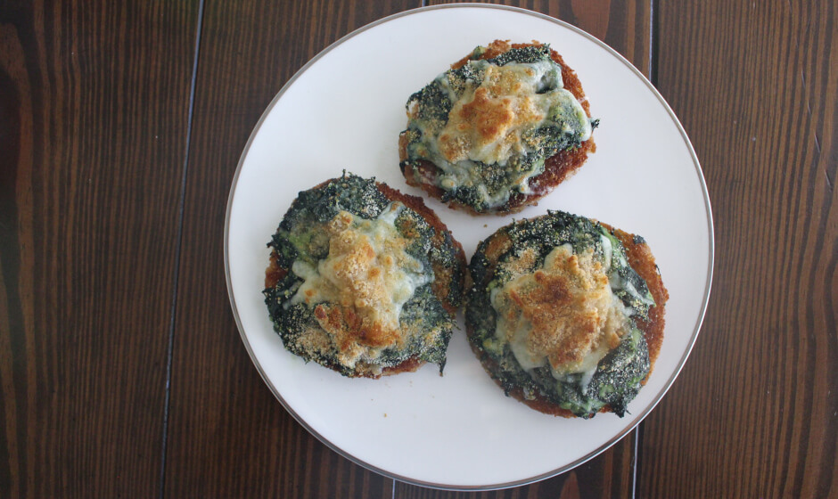 Spinach and Cheese Canapes Julia Child