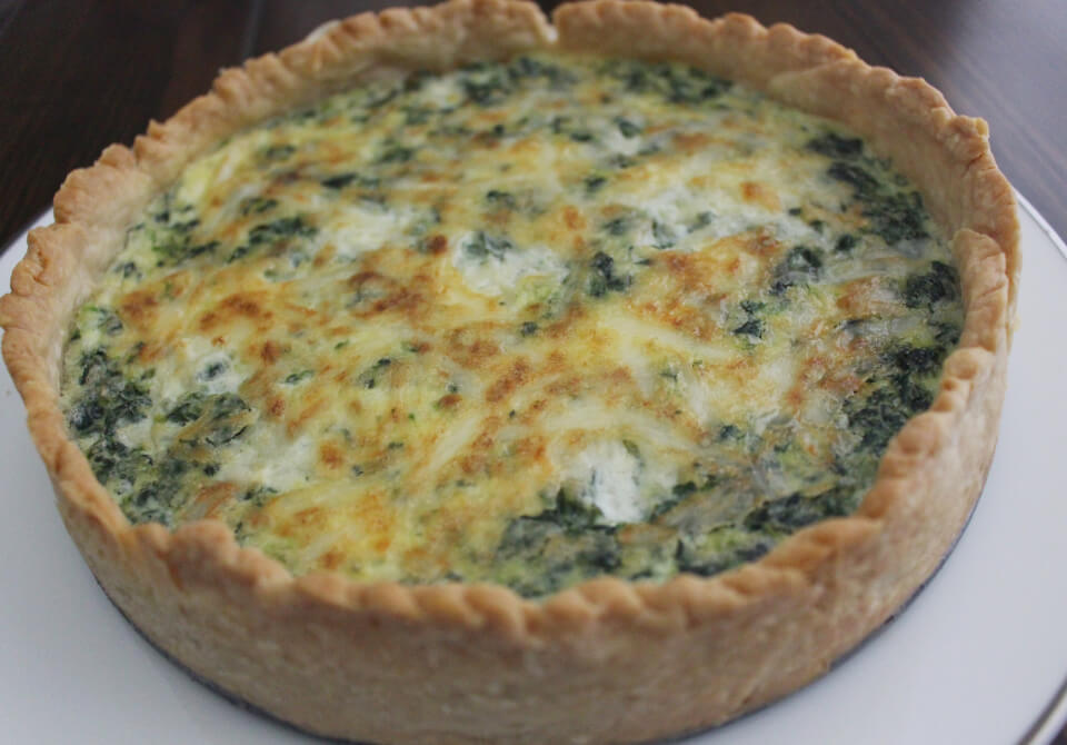 Julia Child Quiche aux Epinards