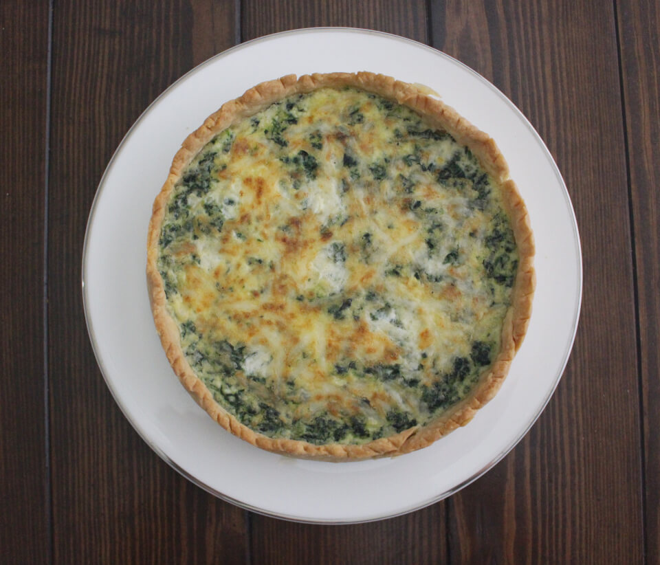 Julia Child Spinach Quiche Mastering the Art of French Cooking