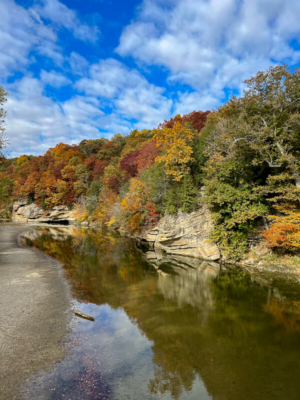 Hiking at Turkey Run State Park (Indiana)